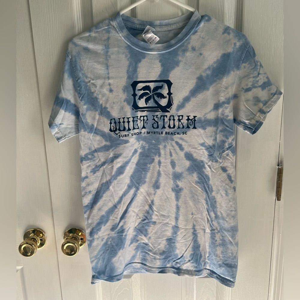 Quiet Storm Myrtle Beach, SC Womens Tie Dye Cotton Tee